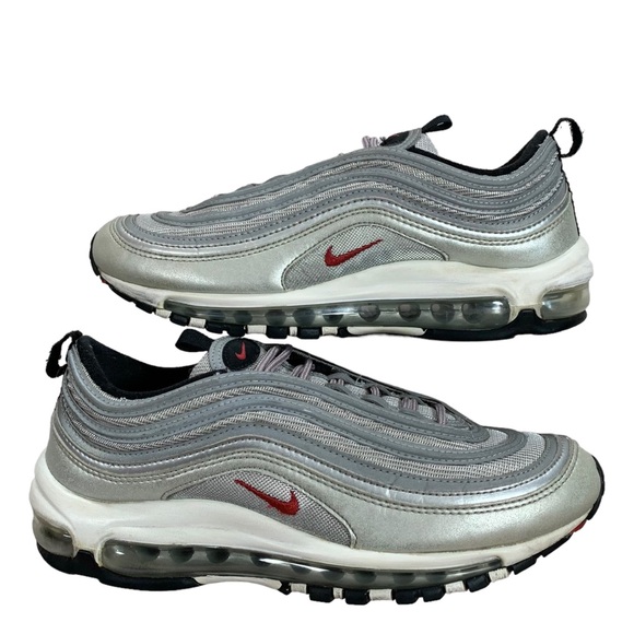 Nike Air Max 97 Og Silver Bullet Metallic Silver Varsity Red 2017